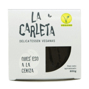 Queso vegano con ceniza la carleta Distribuidor Proveedor Distribuidor vegano Taula Verda vegana Amazing Foods España Barcelona
